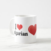 Mug J'aime le bulgare (Devant gauche)