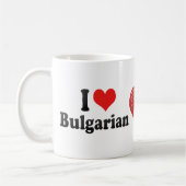 Mug J'aime le bulgare (Gauche)