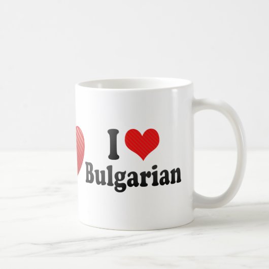 Mug J'aime le bulgare (Droite)