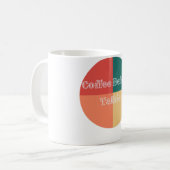 Mug j'aime le buveur de café caffeinated (2) (Devant gauche)