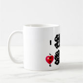 Mug J'AIME le cadeau chinois de PAPA/Oriental pour le (Gauche)