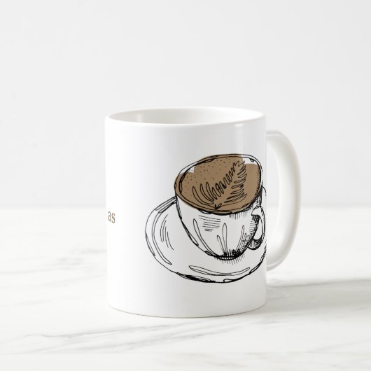 Mug J'aime le café… (Devant droit)