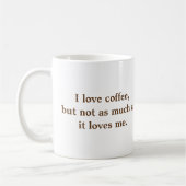 Mug J'aime le café… (Gauche)