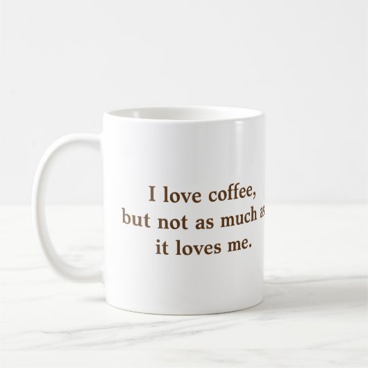 Mug J'aime le café… (Gauche)