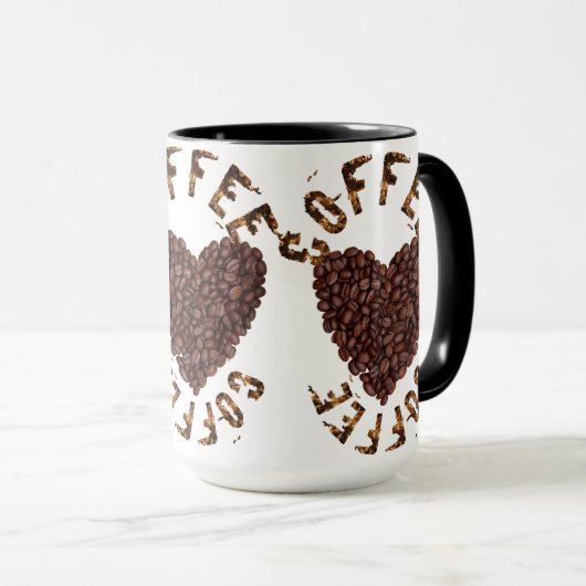 Mug J'aime le café (Devant droit)