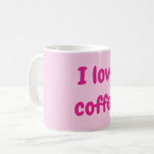 Mug J'aime le café (Devant gauche)