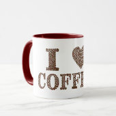 Mug J'aime le café (Devant gauche)