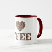 Mug J'aime le café (Devant droit)