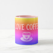Mug J'aime le café Coloré (Centre)