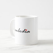 Mug J'aime le Cambodge (Devant gauche)