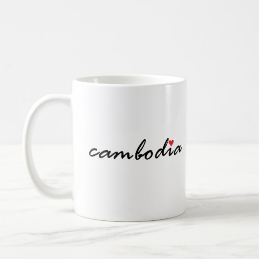 Mug J'aime le Cambodge (Gauche)