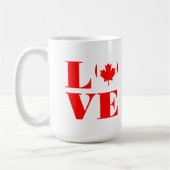 Mug J'aime le Canada (Gauche)