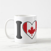 Mug J'aime le Canada (Gauche)