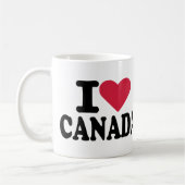 Mug J'aime le Canada (Gauche)