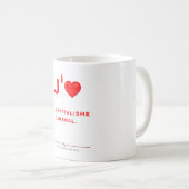 Mug J'aime le capitalisme (Devant droit)
