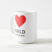 Mug J'aime le championnat du monde (Devant gauche)