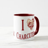 Mug J'aime le Charcuterie (Devant droit)