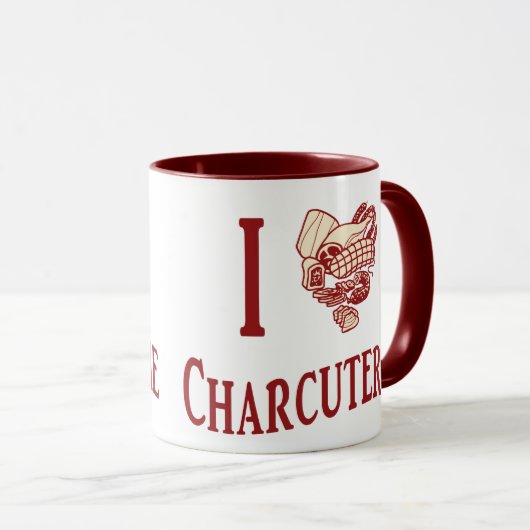 Mug J'aime le Charcuterie (Devant droit)