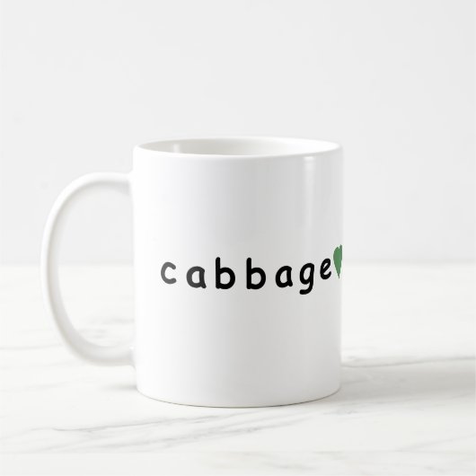 Mug J'aime le chou (Gauche)
