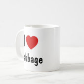 Mug J'aime le chou (Devant gauche)