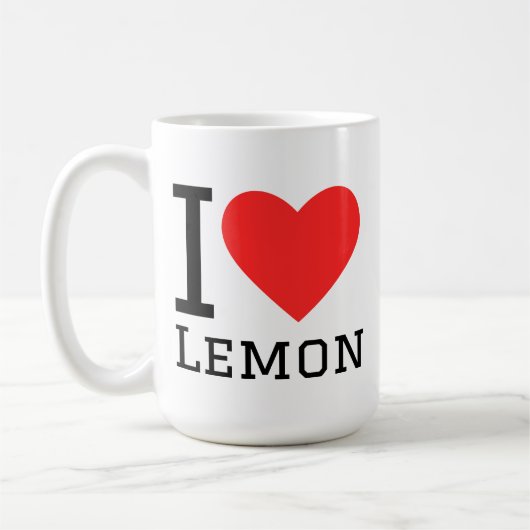 Mug J'aime le citron (Gauche)