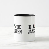 Mug J'aime le classique de Jane Austen (Centre)