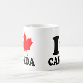 Mug J'aime le coeur Canada (Centre)
