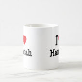 Mug J'aime le coeur de Hannah T-Shirt (Centre)