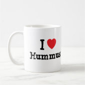 Mug J'aime le coeur de Hummus T-Shirt (Gauche)