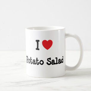 Mug J'aime le coeur de la salade de pommes de terre T-