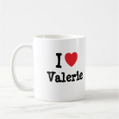 Mug J'aime le coeur de Valerie T-Shirt (Gauche)