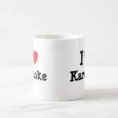 Mug J'aime le coeur karaoké personnalisé (Centre)