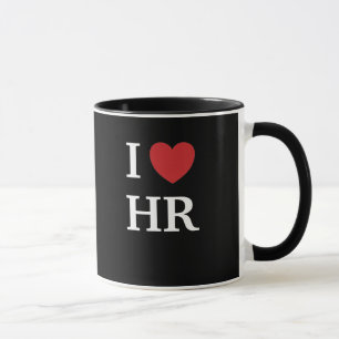 Mug J'aime le coeur l'heure 2 de l'heure I ai dégrossi