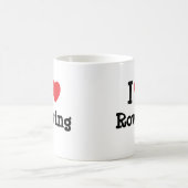 Mug J'aime le coeur Rowing personnalisé (Centre)