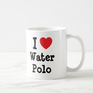 Mug J'aime le coeur Water Polo personnalisé