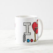 Mug J'aime le croquet (Devant droit)