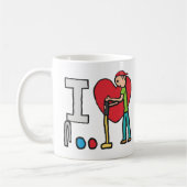 Mug J'aime le croquet (Gauche)