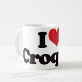 Mug J'aime le croquet (Devant gauche)