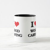 Mug J'aime le découpage du bois (Centre)