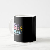 Mug J'aime le dernier jour des tests de l'État pour le (Devant gauche)