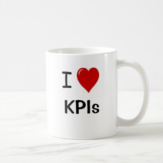 Mug J'aime le double de KPIs de coeur de KPIs I ai (Droite)