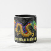 Mug J'aime le dragon d'or de régate de dragon (Centre)