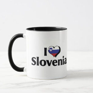 Mug J'aime le drapeau de la Slovénie