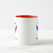 Mug J'aime le drapeau des Pays-Bas (Centre)