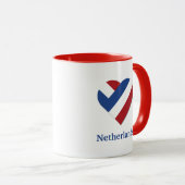 Mug J'aime le drapeau des Pays-Bas (Devant droit)