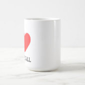 Mug J'aime le football (Centre)