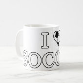 Mug J'Aime Le Football (Devant gauche)