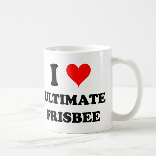 Mug J'aime le frisbee final (Droite)