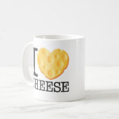Mug J'aime le fromage (Devant gauche)