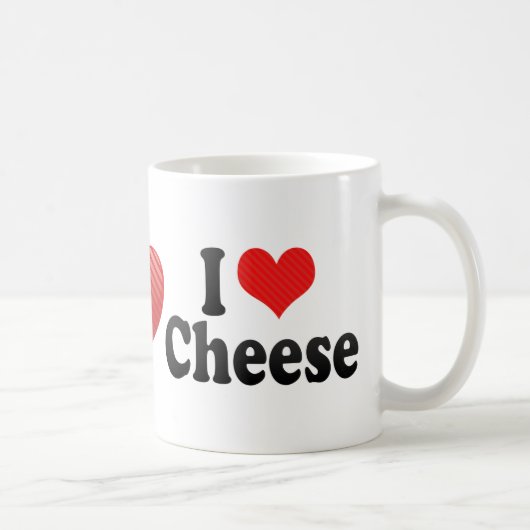Mug J'aime le fromage (Droite)